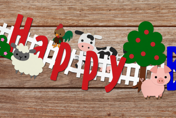 Create a Charming Farm Party with This Banner Set