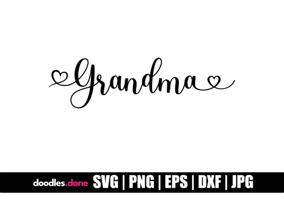Designing with Heart: The Grandma SVG Cut File Collection