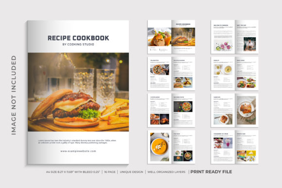 Recipe Cookbook Template: A Modern Design for Culinary Creators