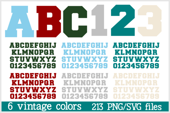 Sports Letters Numbers PNG SVG Vintage: A Designer's Playbook for Authentic Retro Style