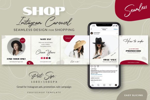 Stop the Scroll: Seamless Carousel Posts for Your Fashion Shop