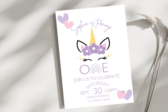 Whimsical Unicorn Invites: Designing a Magical First Birthday